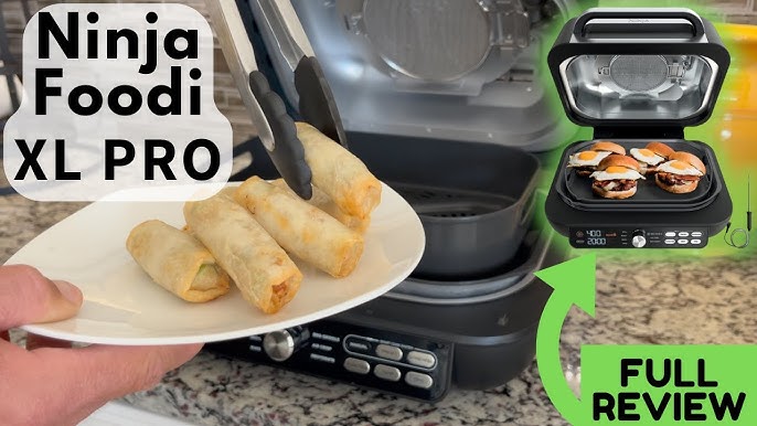 Euro Pro Ninja Foodi XL Pro Grill, Griddle and Air Fryer in Black