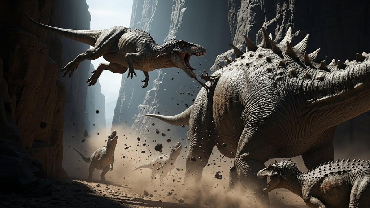 70 Million Years Ago The Great Drought - When Lakes Became Living Graveyards for Dinosaurs.