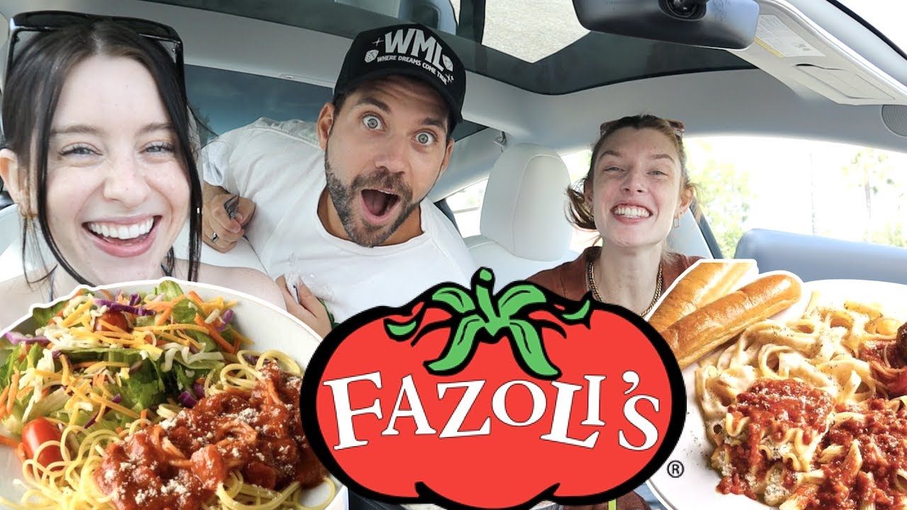 TRYING DRIVE THRU, FAST FOOD ITALIAN! *fazolis*