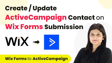 How to Create or Update ActiveCampaign Contact on Wix Forms Submission | Wix Forms to ActiveCampaign