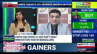 My view on Awfis Space, Bajaj Electricals, Shankara Building Products &amp; Wheels l NDTV Profit LIVE