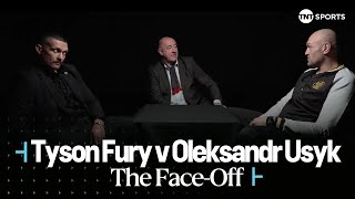 FACE OFF  Tyson Fury & Oleksandr Usyk Before Unification Fight Postponement  #FuryUsyk