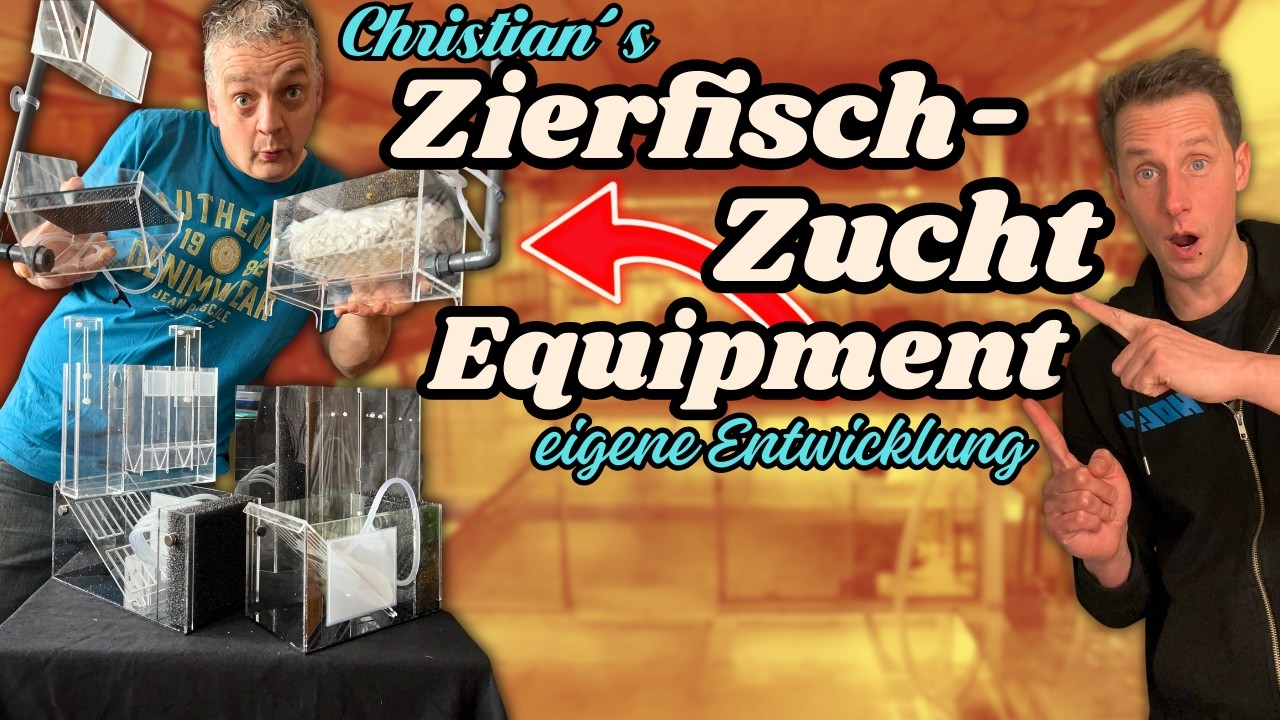 Zierfischzucht optimieren – Christians geniale Eigenentwicklungen!