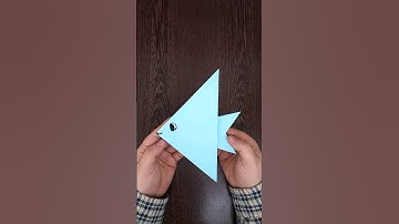Easy origami fish for kids | kids craft
