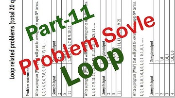 Part - 11 : For.....Loop Question Solve (SPL - C programming) | Coding Bangla