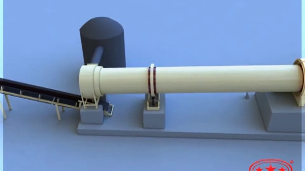rotary drum dryer working principle/cylinderical dryer YouTube