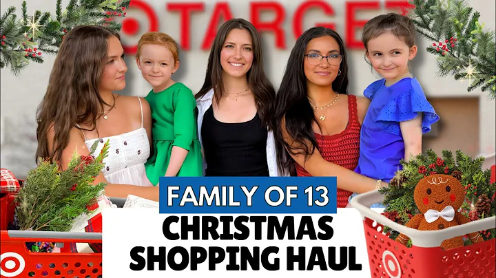 MASSIVE TARGET CHRISTMAS SHOPPING For Our Family of 13 | HOLIDAY 2025