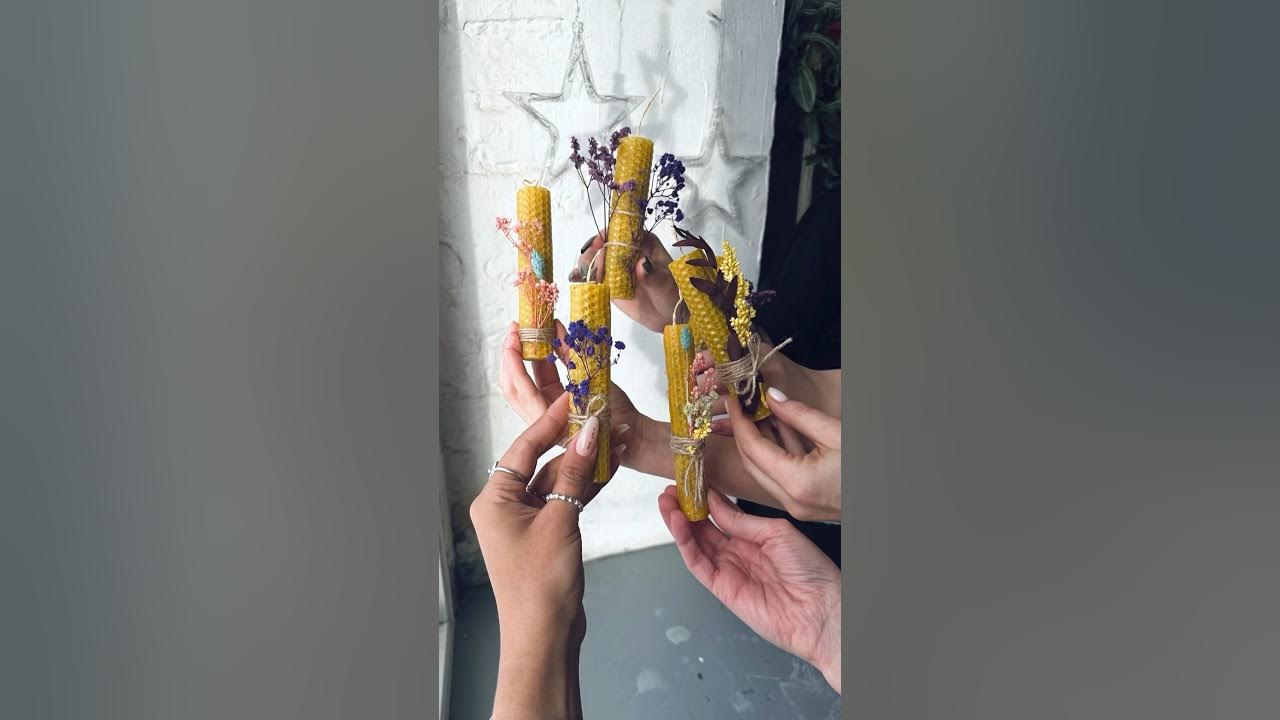 Учились делась программные свечи из вощины на исполнение желаний - YouTube
