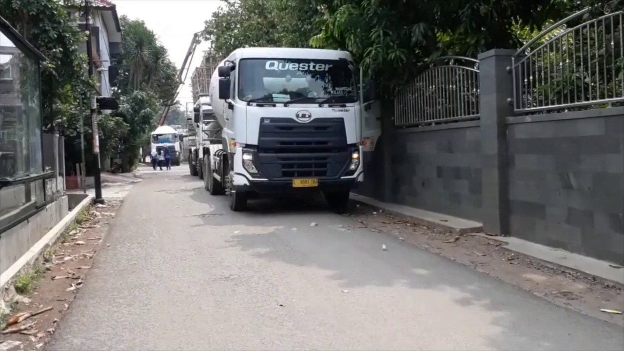  Truk  Molen  Antri Ngecor  Ready Mix Concrete Truck Quester 