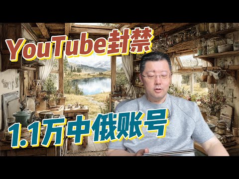 YouTube一口气封禁上万中俄账号，究竟是政治审查双标还是技术铁拳？深度解析MCN机构的AI矩阵如何拖垮中文区创作者的流量与收入。