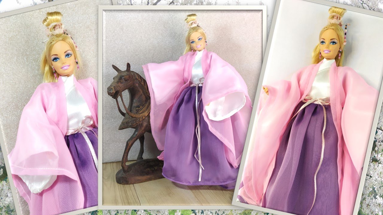 Barbie Hanfu Dress part 1 from  Ming Dynasty Style | Simple Chinese Hanfu | Barbie Dress Craft