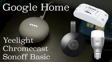 Google Home + Xiaomi Yeelight + Sonoff + Chromecast in India – Demo | Budget Indian Smart Home