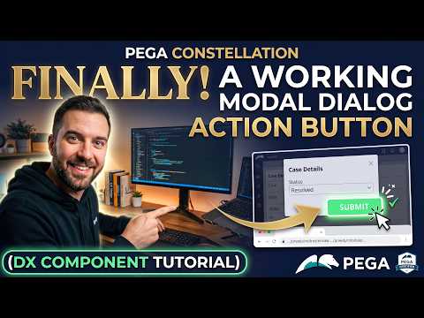 How to Add a Modal Popup Button in Pega Constellation