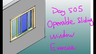 Everyday Revit (Day 505) - Operable Sliding Window Exercise