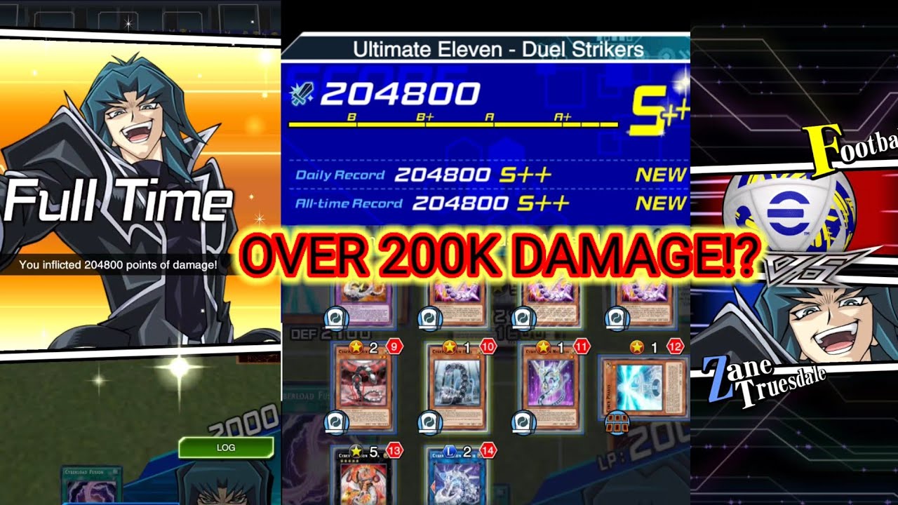 DUEL LINKS FOOTBALL EVENT OVER 200K DAMAGE!! CYBER DRAGON BEST DECK [Yu-Gi-OhDUELLINKS]