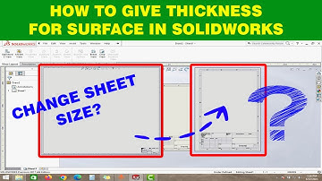 HOW TO CHANGE DRAWING SHEET SIZE IN SOLIDWORKS