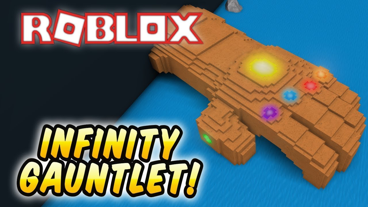 Thanos Infinity Gauntlet Build A Boat For Treasure Marvel Avengers Endgame Youtube - roblox infinity gauntlet tutorial