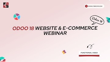 Odoo 18 Website & e-Commerce Webinar 2025 | Odoo 18 Functional Webinar | Odoo 18 For Business Owners