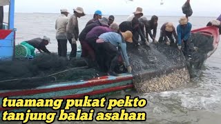 nelayan pukat pekto menangkap ikan gulama part 1