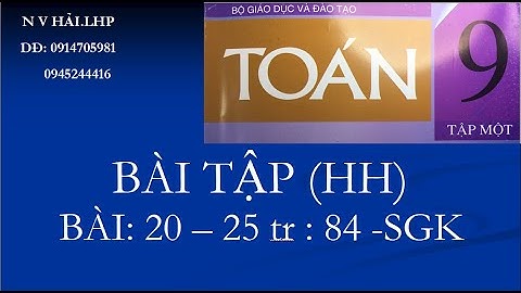 Bài 21 toán 9 tập 1 trang 83 năm 2024