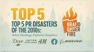 Top 5 PR Disasters of the 2010s: When Hashtags Defeated Headlines