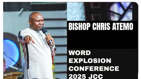 BISHOP CHRIS ATEMO GREAT MINISTRATION AT WORD EXPLOSION AFRICA SUMMIT 2025 JCC 🌍
