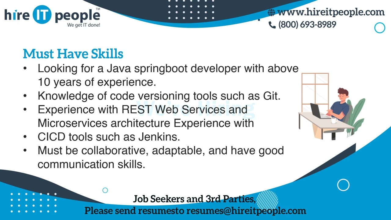 Java Jobs | Springboot Jobs | Broomfield, CO | Job ID: 35790 |