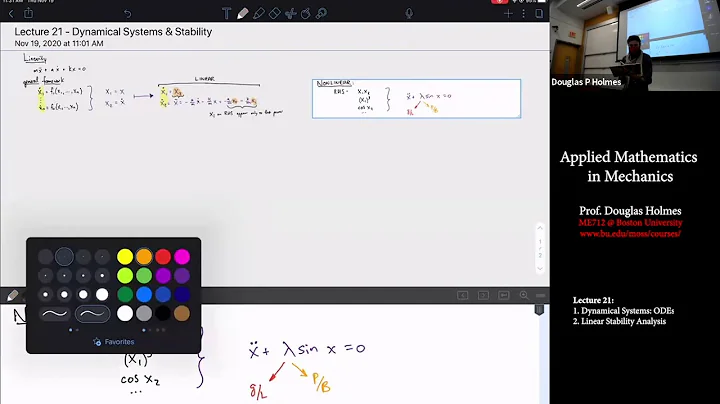 Dynamical Systems & Stability (ME712 - Lecture 21)