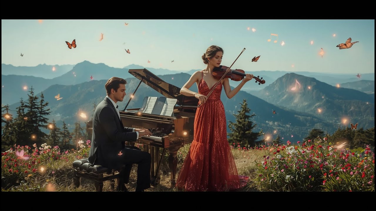 Relaxing Piano and Violin Duet – Beautiful Instrum - YouTube