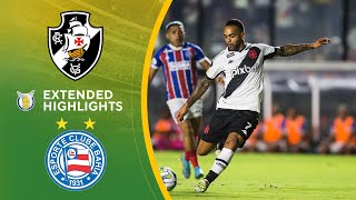 Vasco da Gama vs. Bahia: Extended Highlights | Brasilerao Série A | CBS Sports Golazo