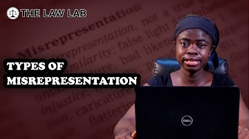 Types of misrepresentation