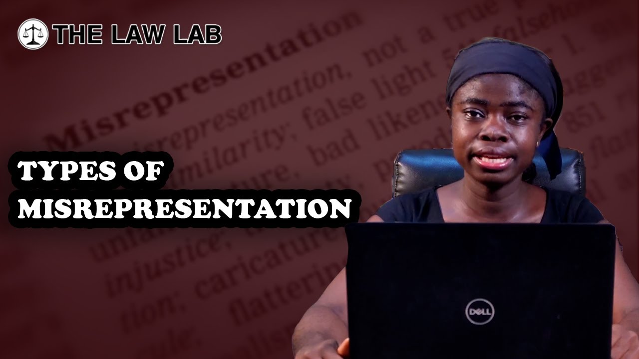 Misrepresentation Types Types of misrepresentation - YouTube