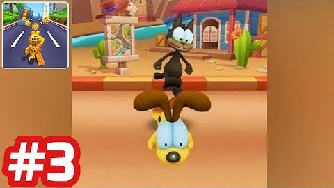 Garfield Rush - Gameplay Walkthrough - Part 3 West Desert Unlock Odie (iOS/Android)
