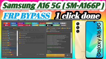 Samsung A16 5G (sm-A166P) ll Frp Bypass ll one click done ll 2025 letest security ll बिना फोन खोले l