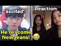 Hanni and Minji Reaction to T1 Keria SCREAMING "Here I Come NewJeans!"