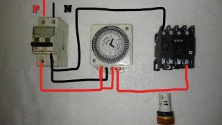 STREET LIGHT TIMER SETTING & CONNECTION WITH PRACTICAL