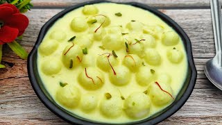 अंगूरी रसमलाई - Angoori Rasmalai Recipe | Spongy Angoori Rasmalai Homemade Recipe