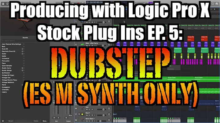 Producing With Logic Pro Stock Plug Ins Ep. 5: Dubstep (Only using ES M Mono Synth & FX) - TimmyG