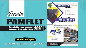 Tutorial Desain Pamflet Pendaftaran 2020 dengan CorelDraw - Pamphlet Design