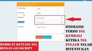 Membuat rentang tgl otomatis dengan javascript | VLY Studio