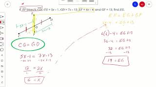 explaining how to solve segment problems
