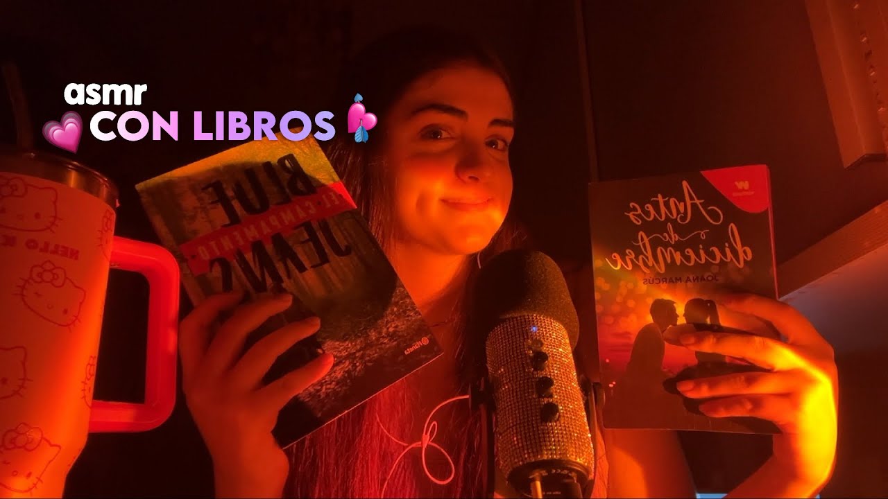 ASMR CON MIS LIBROS FAVORITOS 💘| clauasmr 💗