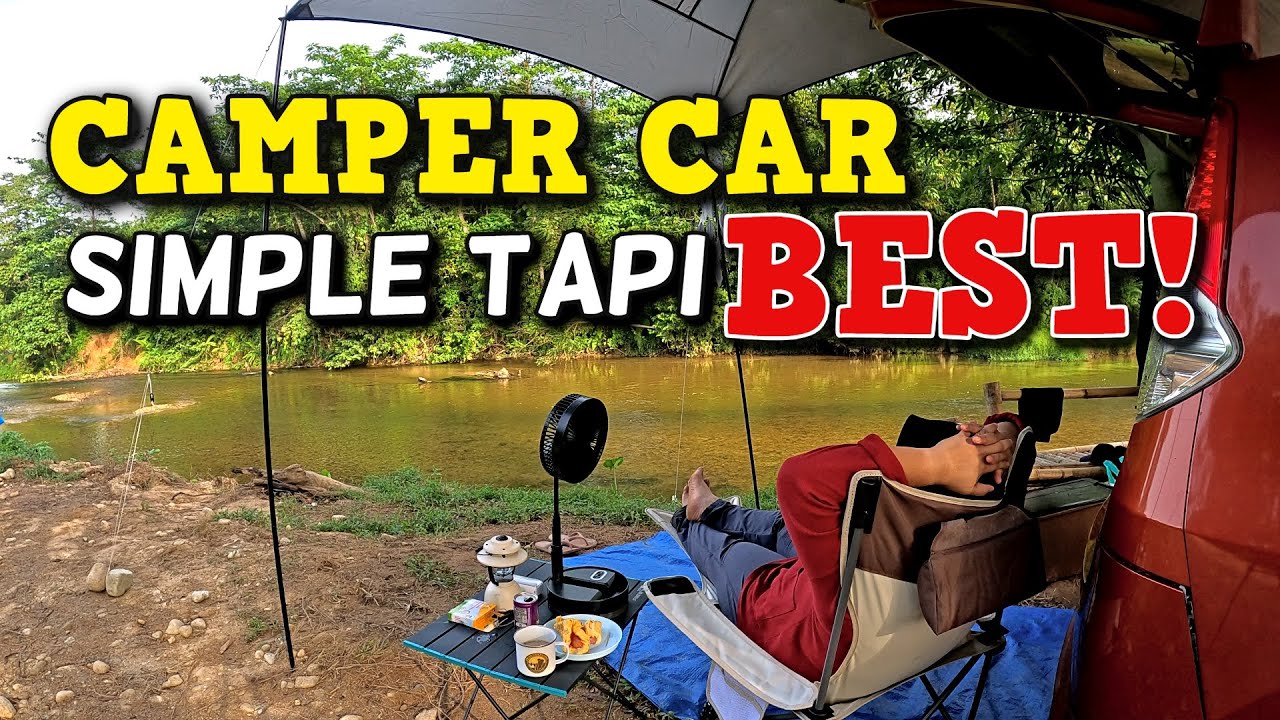 CAMPERCAR Paling BEST di Selama Beach Campsite. Layan River Cruise Pemandangan Cantik!