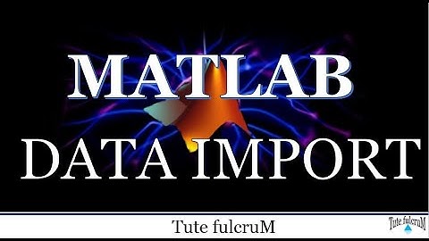 Topic 29 : Matlab Data Import|Matlab programming|dataimport function in matlab