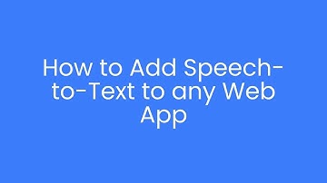 How to: Converting Speech to Text with Leopard in Web Applications Using Javascript