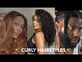 coily/curly hair routine compilation✨curly hairstyles ✨ wash and go COMPILATION✨curlyhaircompilation
