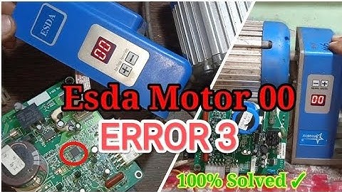 ESDA SERVO MOTOR || Error 3 || Servo Motor Error 3 #jacksewing #sewing #jackmachine #sewingtools