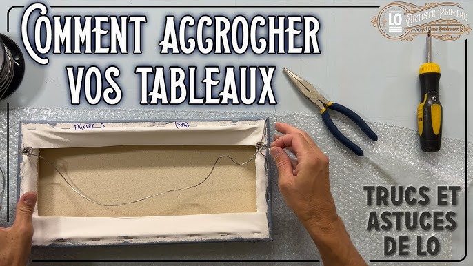 Système d'accrochage tableau / Comment fixer les crochets ? 