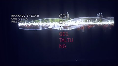 Pillow-Con_cetta-Bazzoni-GENERATIVE GESTALTUNG