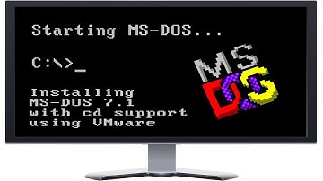 Installing MS-DOS 7.1 with CD Support in VMware Workstation/Player